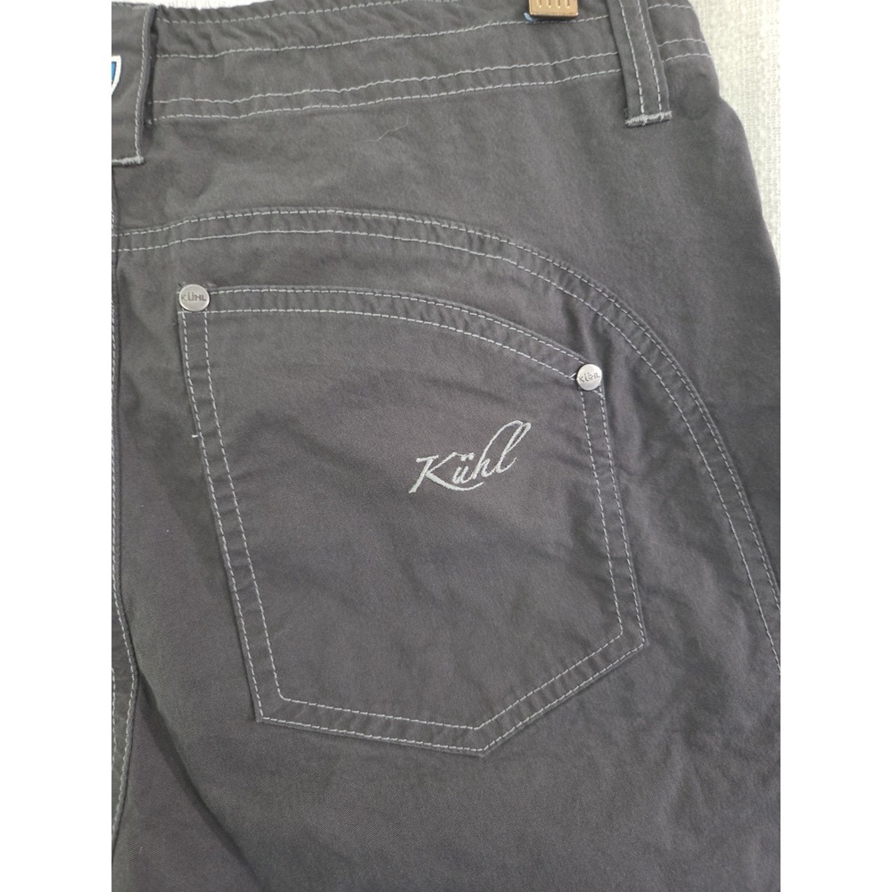 Kuhl Free Range Cargo Camping Fishing Hiking Fishing Shorts Gray Women Size 8 - Picture 5 of 7